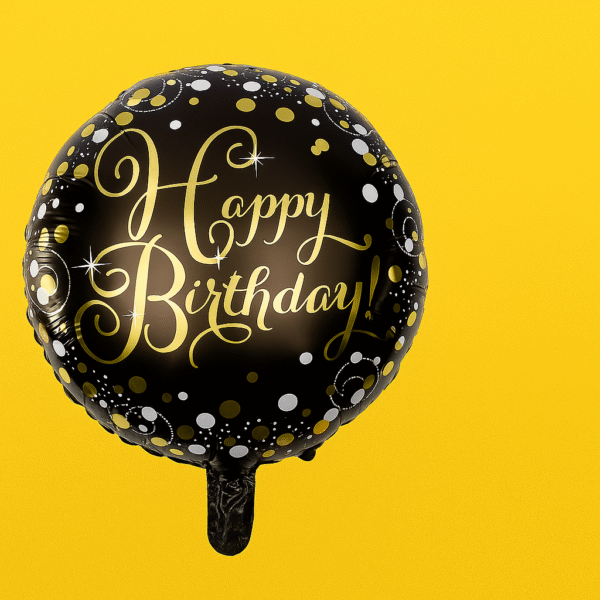 Folinis balionas Happy Birthday (46 cm)