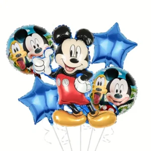 e8c56327-781b-45de-9bf4-d69e2e7ad657 Folinių balionų rinkinys Mickey Mouse (5 vnt.)