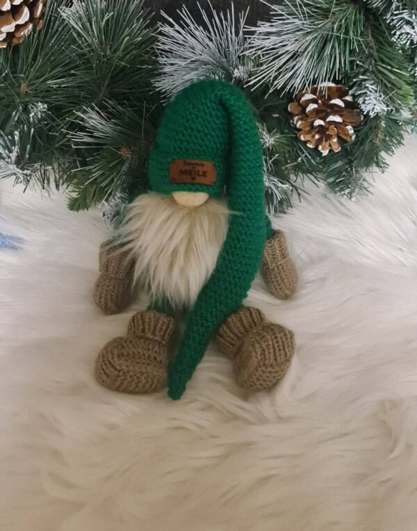 Rankų darbo kalėdiniai nykštukai