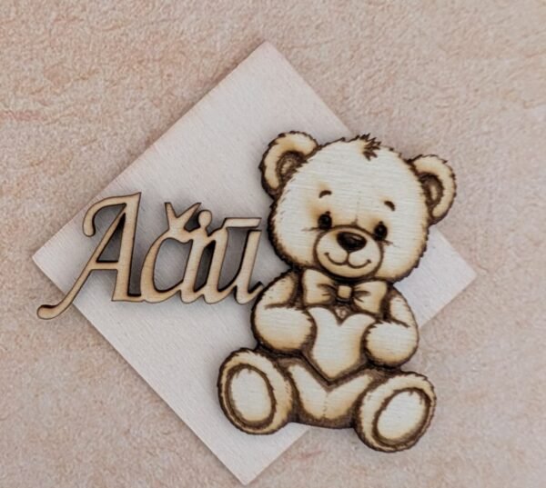 Medinė padėkos dovanėlė svečiams