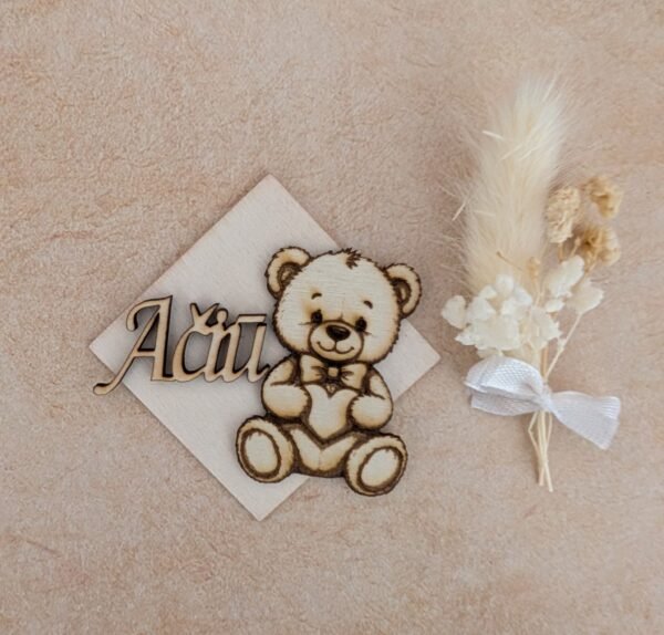 Medinė padėkos dovanėlė svečiams