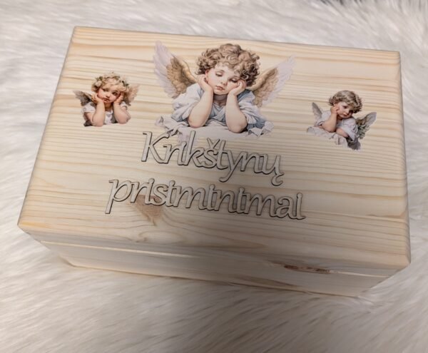 Krikštynų prisiminimų dėžutė