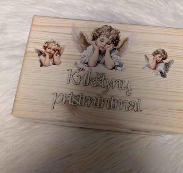 Krikštynų prisiminimų dėžutė