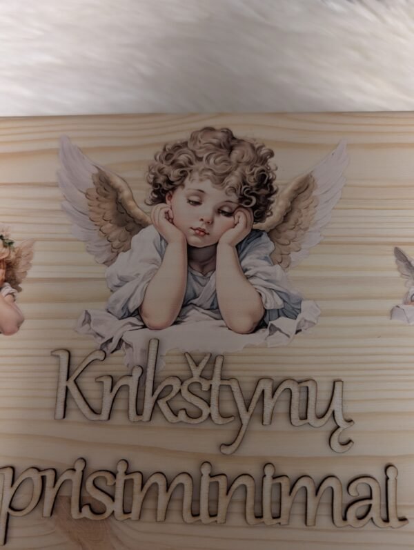 Krikštynų prisiminimų dėžutė