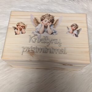 Krikštynų prisiminimų dėžutė