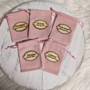 Aksominiai maišeliai