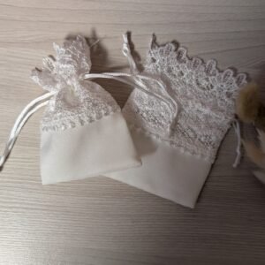 Krikštynų maišelis su nėriniais