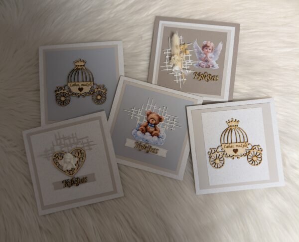 Rankų darbo atvirukai ypatingoms progoms