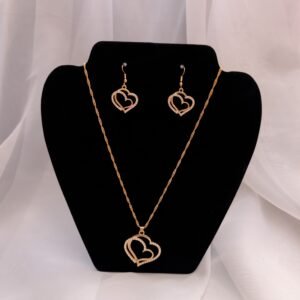 Papuošalų rinkinys „Širdelė“