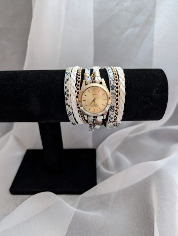 Elegantiškas moteriškas laikrodis su apyranke