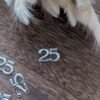 Skaičius „25“ dekoratyvinė detalė