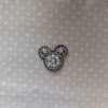 Dekoratyvinė aplikacija su perlais ir kristalais (3.5 cm)