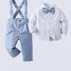 Elegantiškas berniuko komplektas su petnešomis