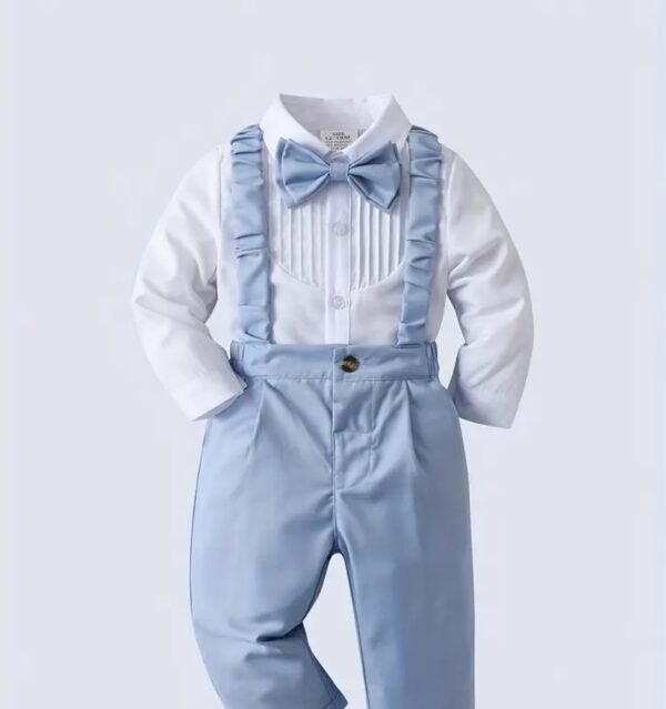 Elegantiškas berniuko komplektas su petnešomis