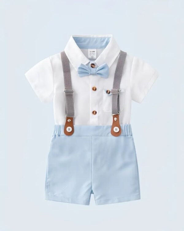 Berniuko šventinis komplektas su petnešomis