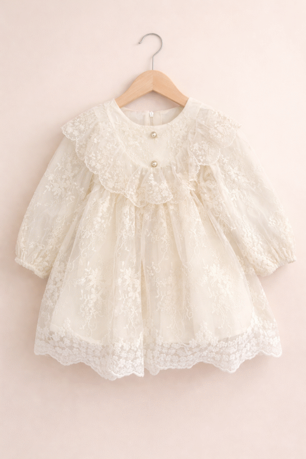 Elegantiška kūdikių suknelė (90 dydis)