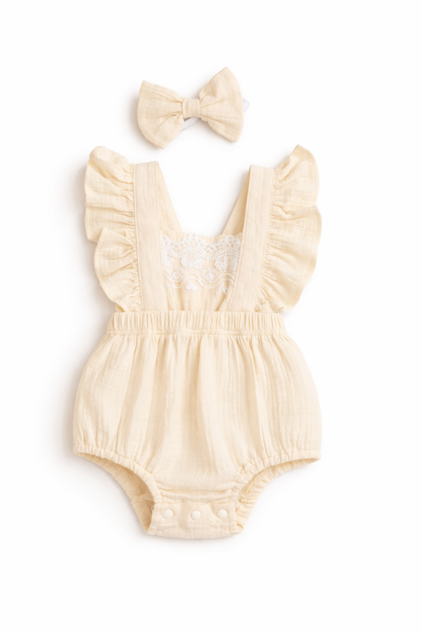 Medvilninis kūdikio romperis