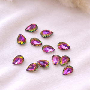 Lašo formos dekoratyviniai kristalai