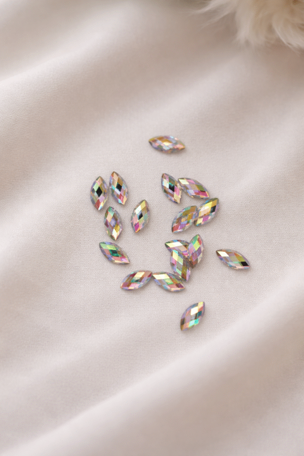 Dekoratyviniai kristalai 2 mm (20 vnt)