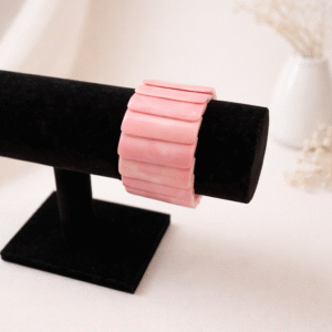 Stilinga rožinė apyrankė