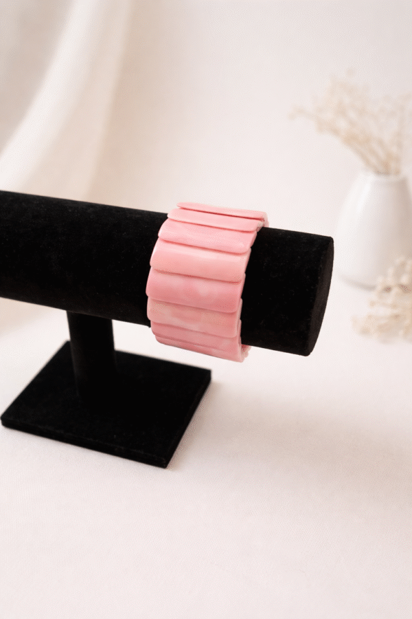 Stilinga rožinė apyrankė