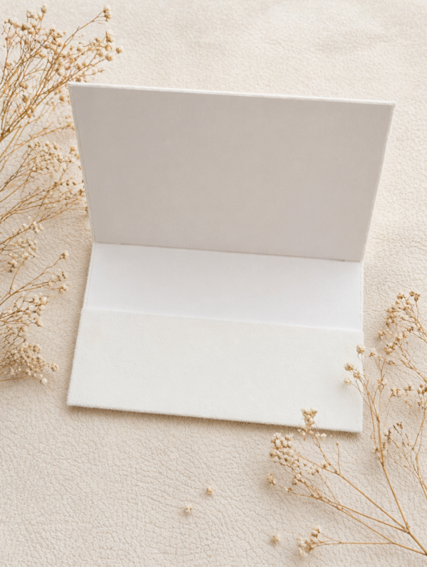 Rankų darbo aksominis vokelis pinigams