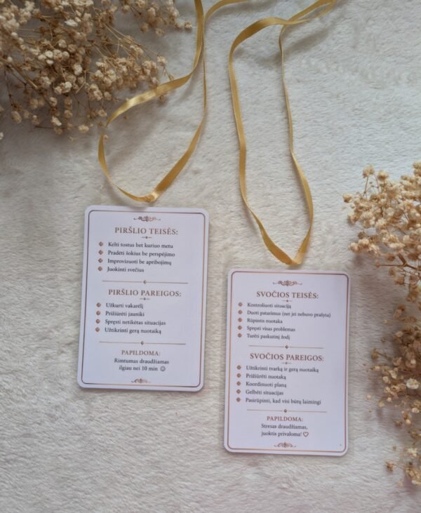 Piršlio ir svočios pažymėjimai