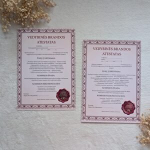 Vedybinės brandos atestatai