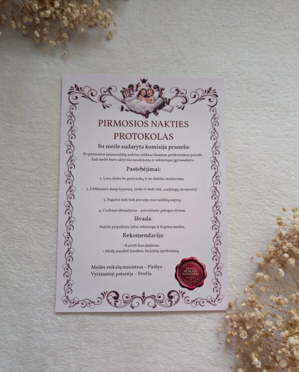 Pirmosios nakties protokolas