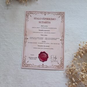 Stalo išpirkimo sutartis