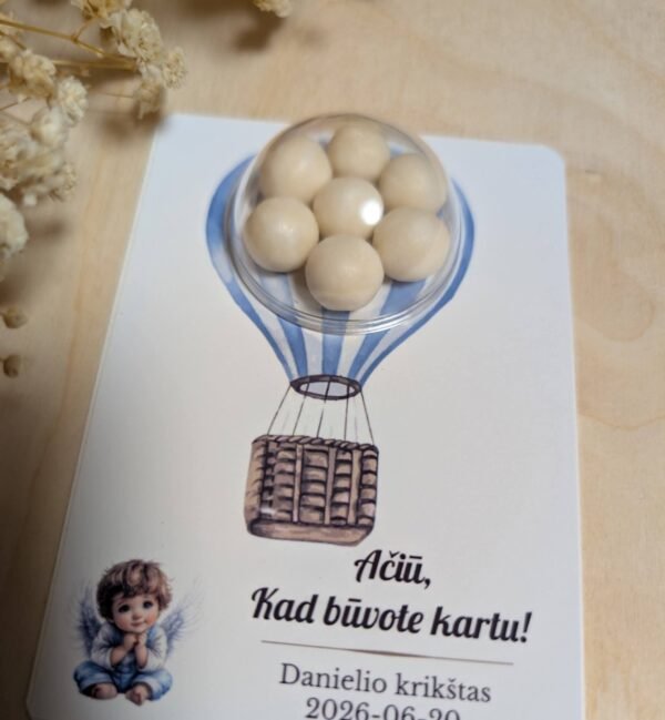 Krikštynų padėka svečiams