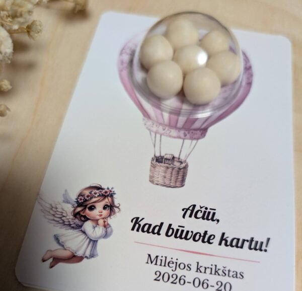 Krikštynų padėka svečiams