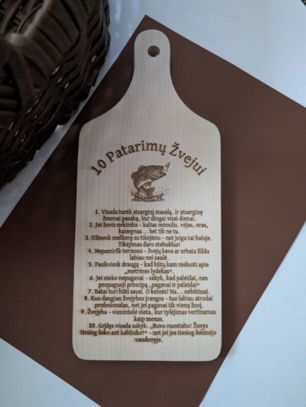 Medinė pjaustymo lentelė