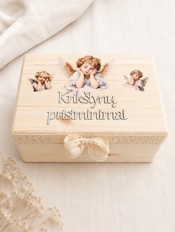 Krikštynų prisiminimų dėžutė