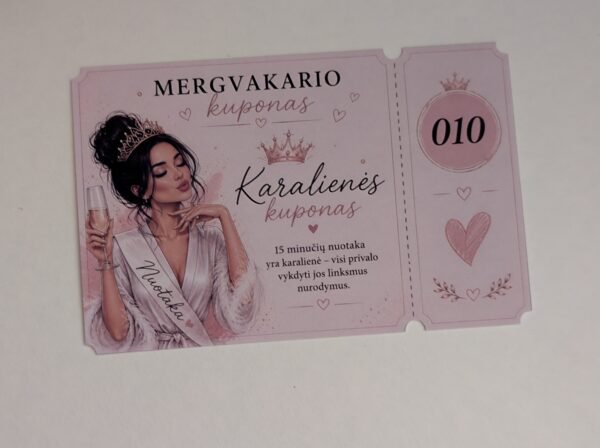 Linksmi mergvakario žaidimų kuponai